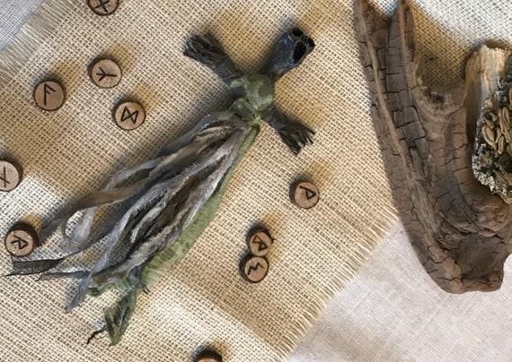 Voodoo Doll Protection, Altar Figurine, Sculpted Art Doll, Wiccan Altar Decor, Gothic Gift, OOAK, Spirit Doll, Divination Tool, Pagan,Hoodoo