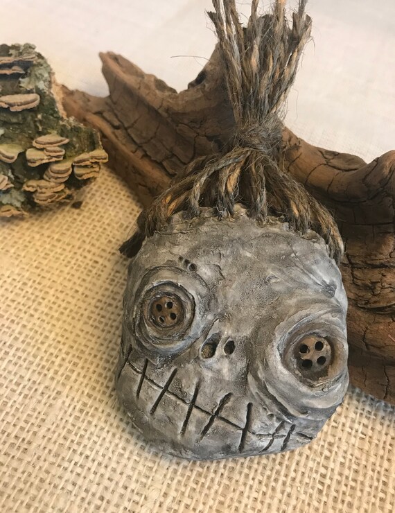 Gothic Handmade Doll Dark Art Magick Poppet Collectible Art Doll Fantasy Creature OOAK Odd Grungy Voodoo Doll Draxi Goth Doll