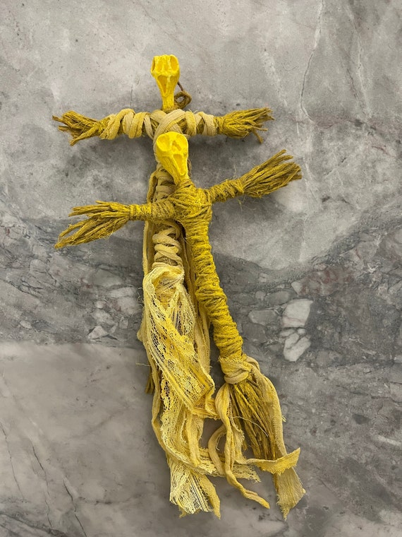Voodoo Doll, Altar Doll, Effigy Doll, Sculpted Art Doll, Poppet Altar Doll, Gothic Gift, OOAK, Spirit Doll, Divination Tool, Pagan,Hoodoo