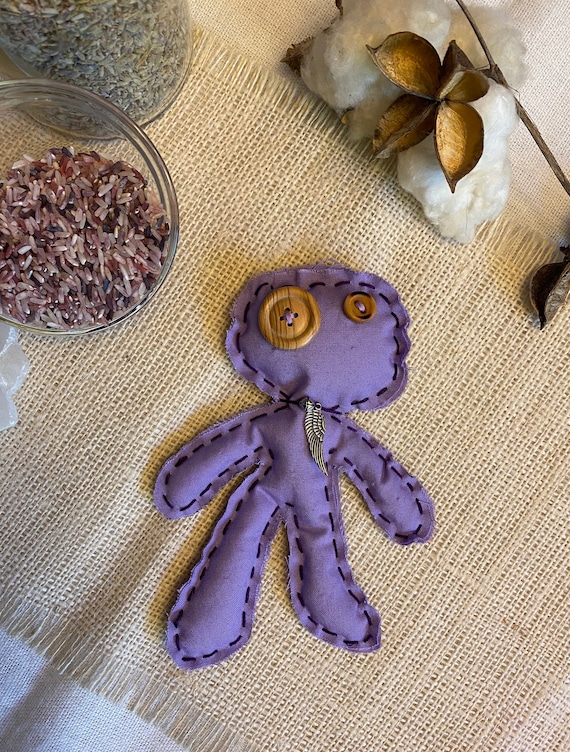 Worry Doll Hand Crafted OOAK Poppet Art Doll Voodoo Talisman Hoodoo Pagan Wiccan Altar Tool