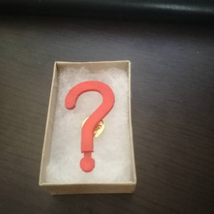 Doctor Who 7th Doctor question mark Lapel Small Badges