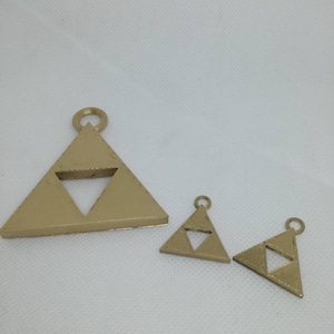 Inspried Legend of Zelda Triforce Ear Rings Drop