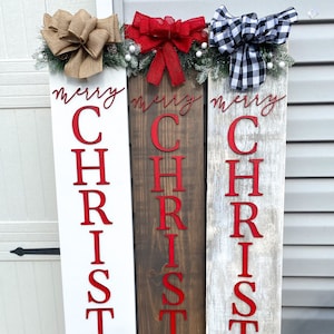 Merry Christmas Sign | Porch Sign | Christmas Home Decor | Christmas Sign | Christmas Porch Sign | Merry Sign | Christmas Decor