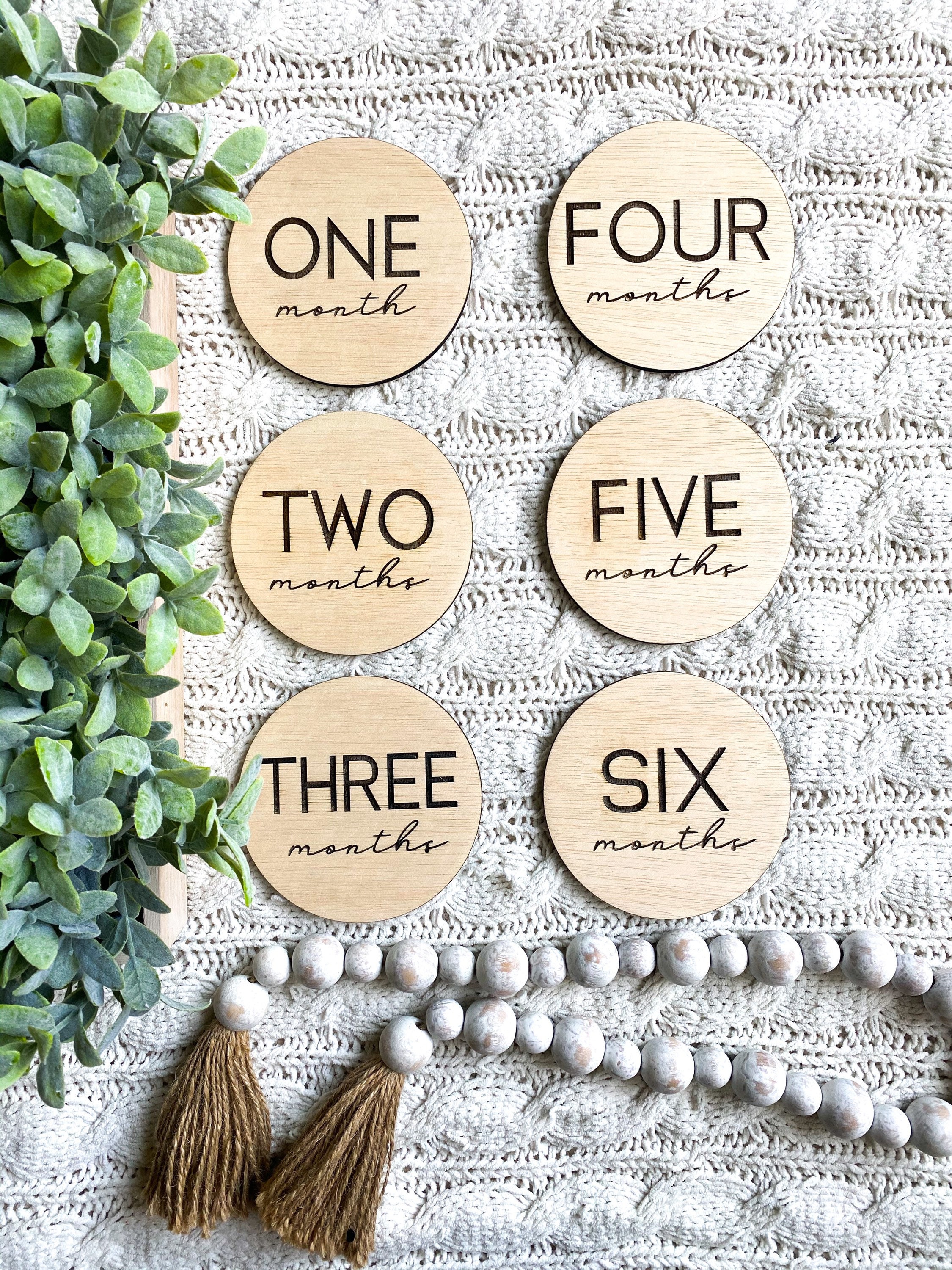 Baby Monthly Milestone Cards | Milestone Signs | New Baby Sign | Custom ...