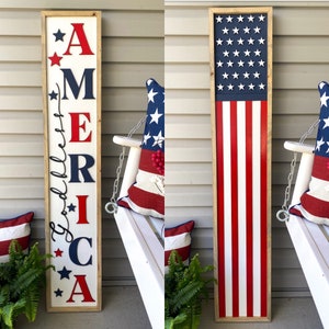 Double Sided Spring/summer Porch Sign: 3D Wood Leaner - Etsy