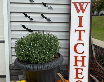It’s October Witches Sign | It’s October Witches | Wood Sign | Halloween Wood Sign | Fall Sign | Halloween Porch Sign | Halloween Sign |