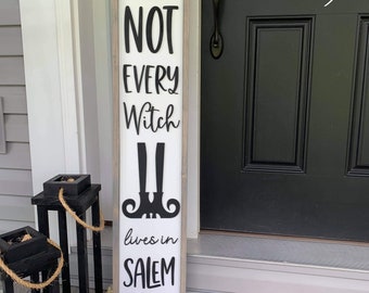 Witches Sign | 3D Wood Sign | Halloween Wood Sign | Fall Sign | Halloween Porch Sign | Halloween Sign | Welcome | Pumpkin |