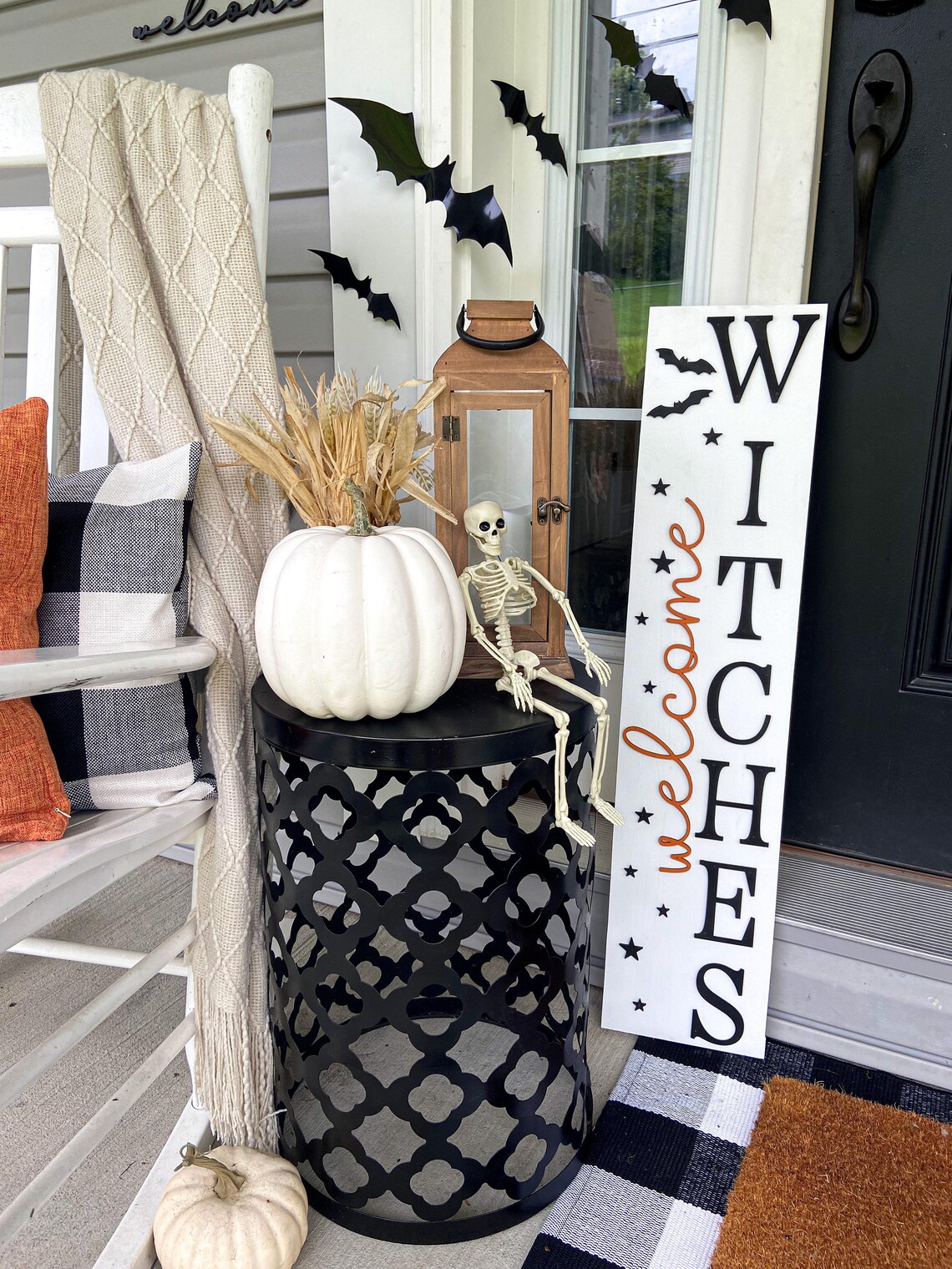 Shoes off Witches | Welcome Witches | Wood Sign | Halloween Porc Sign ...