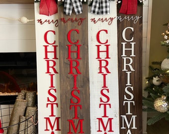 Merry Christmas Sign | Porch Sign | Christmas Home Decor | Christmas Sign | Christmas Porch Sign | Merry Sign | Christmas Decor