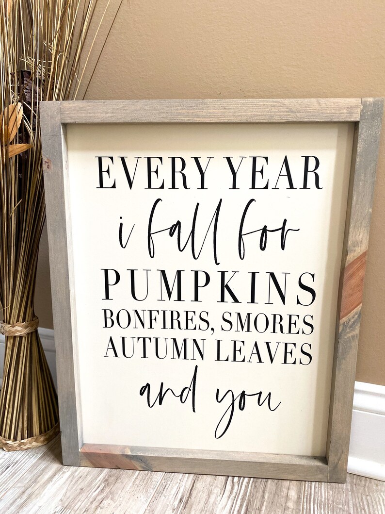 Farmhouse Wood Sign Custom Wood Sign Fall Wood Sign Signs for Fall Fall Wood Decor Fall Home Sign