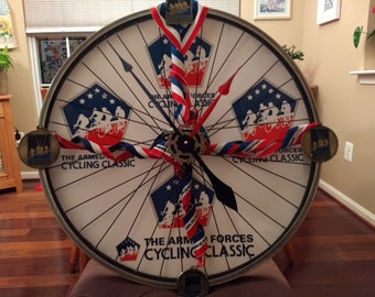 Custom bike clock. Made this for me, I can make similar clocks. This one is not for sale, just an example.