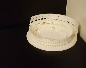 Colosseum Replica | Rome Famous Landmark | Ancient History Italy | Miniature Architecture | Home Office Decor | 3D Printed