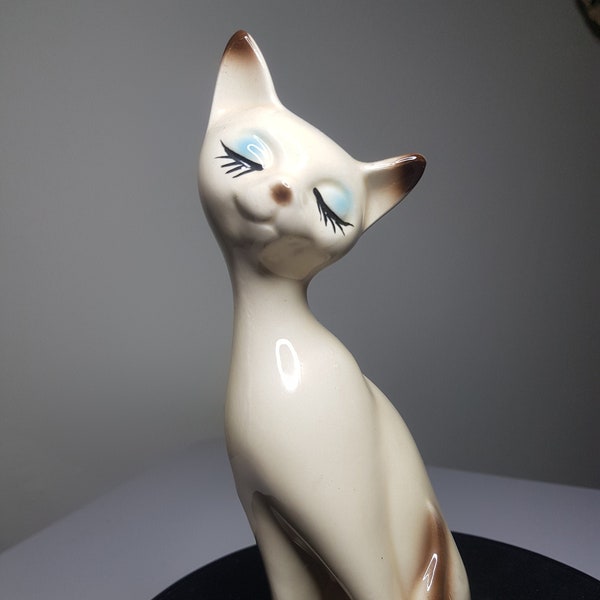 SALE SALE Vintage Design Cat Porcelain statue