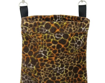 XL Nest Pouch (Giraffe) - Sugar Glider, Squirrel, Marmoset, Small Pet