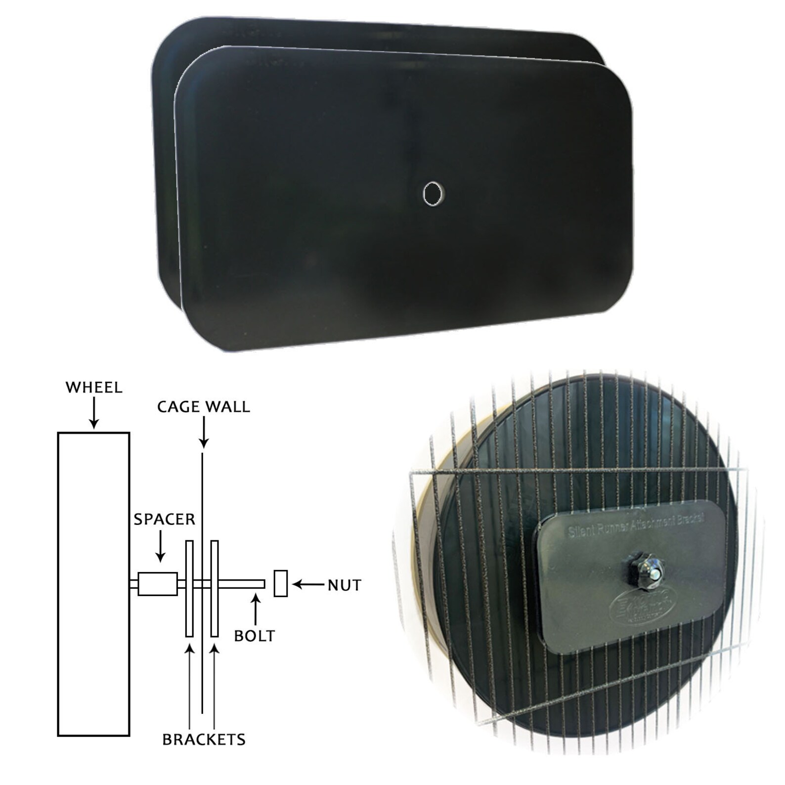 Silent Runner 12 WIDE With Stand Cage Attachment Pet Etsy