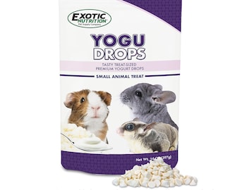 All Natural Yogu Drops for Sugar Glider, Rat, Chinchilla, Parrot, Guinea Pig, Rabbit, Hamster