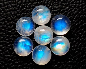Chrysoprase Natural Loose Gemstone Round Cabochon 7mm 4Pcs Calibrated size AAA Quality