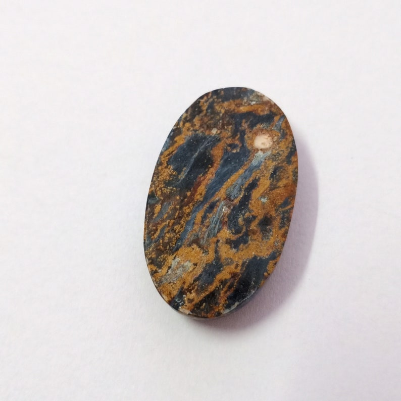 Size 34*21*7mm 41Cts Designer Oval Shape Pietersite Loose Gemstone Pietersite Cabochon Beautiful Sheen Namibian Pietersite Gemstone