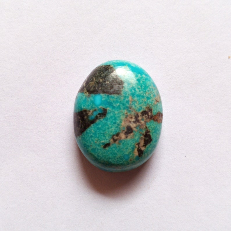 Designer Oval Shape Turquoise Loose Gemstone Tibetan Turquoise Cabochon AAA Quality Turquoise Gemstone Ring Size 20*16*8mm Weight 28Cts