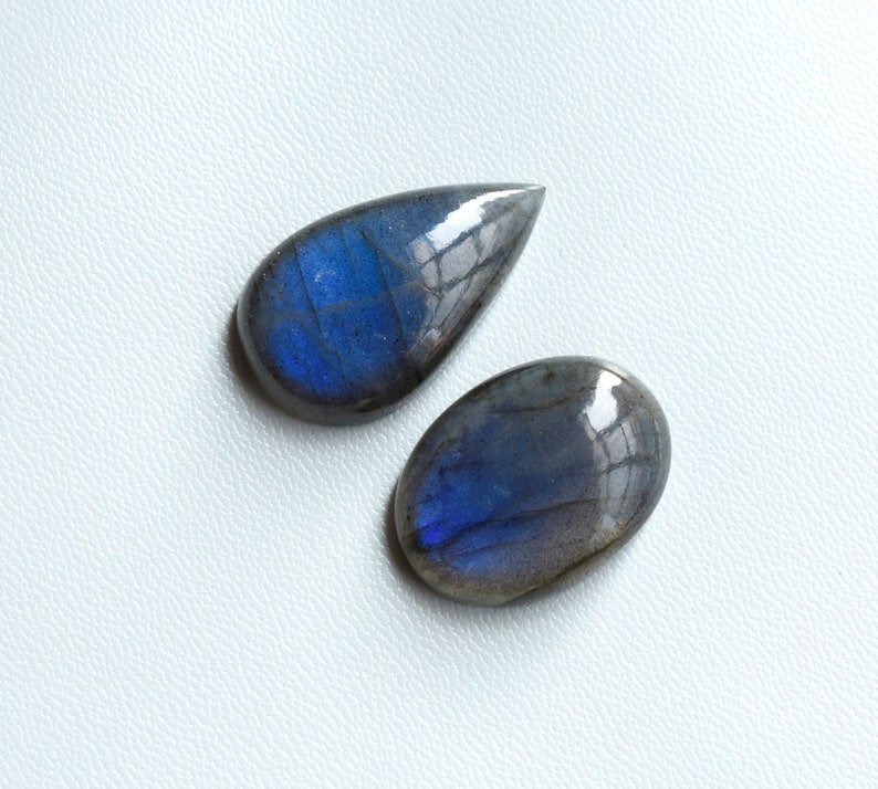 73Cts Jewellery Gemstone AAA Quality Mix Shape Blue Flashy Labradorite Loose Gemstone 100/% Natural 2 Pcs Amazing Labradorite Cabochon