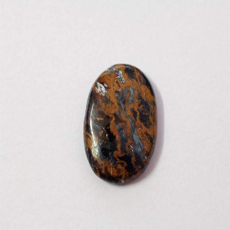 Size 34*21*7mm 41Cts Designer Oval Shape Pietersite Loose Gemstone Pietersite Cabochon Beautiful Sheen Namibian Pietersite Gemstone
