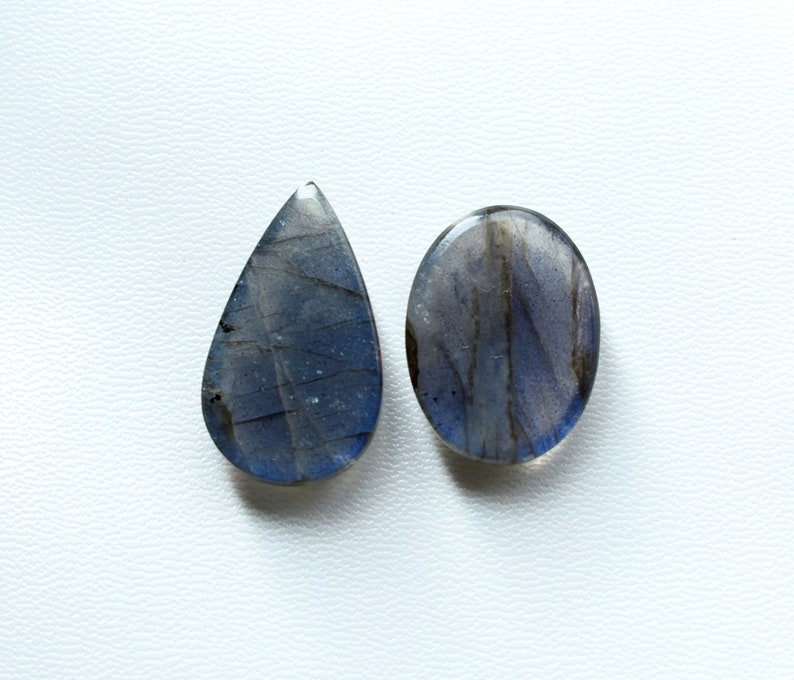 73Cts Jewellery Gemstone AAA Quality Mix Shape Blue Flashy Labradorite Loose Gemstone 100/% Natural 2 Pcs Amazing Labradorite Cabochon