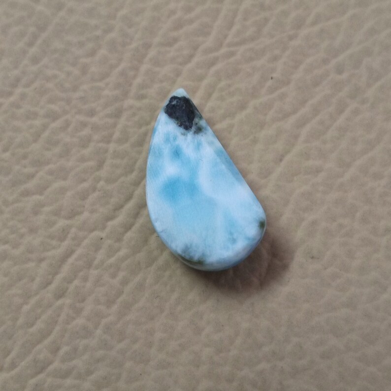 Barahona Larimar Gemstone 9Cts Size 18*9*5mm Ring Size Gemstone Green Blue Larimar Gemstone AAA Quality Fancy Shape Larimar Cabochon