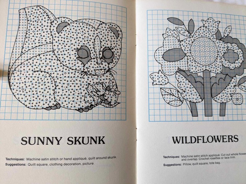 Vintage Patchwork Patterns by Current Crafts 1982 Designs for Quilting