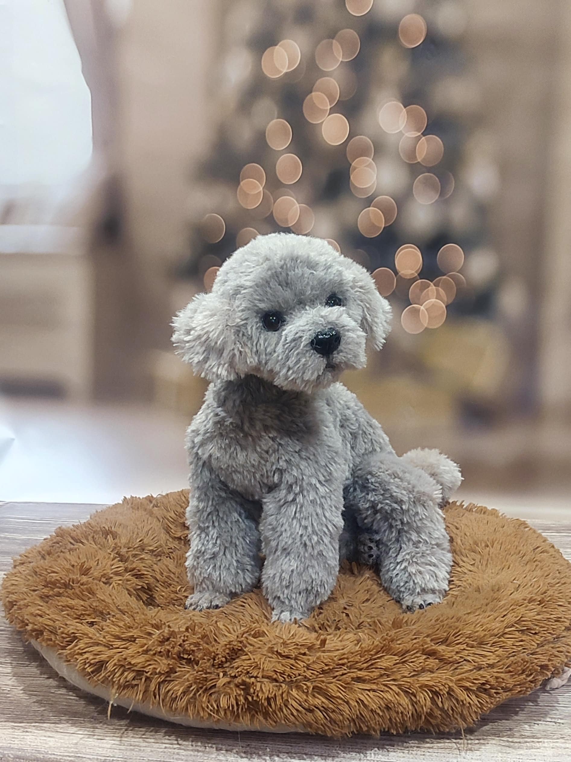 Realistic Plush Poodle Dog Interior Doll OOAC Plush Toy - Etsy