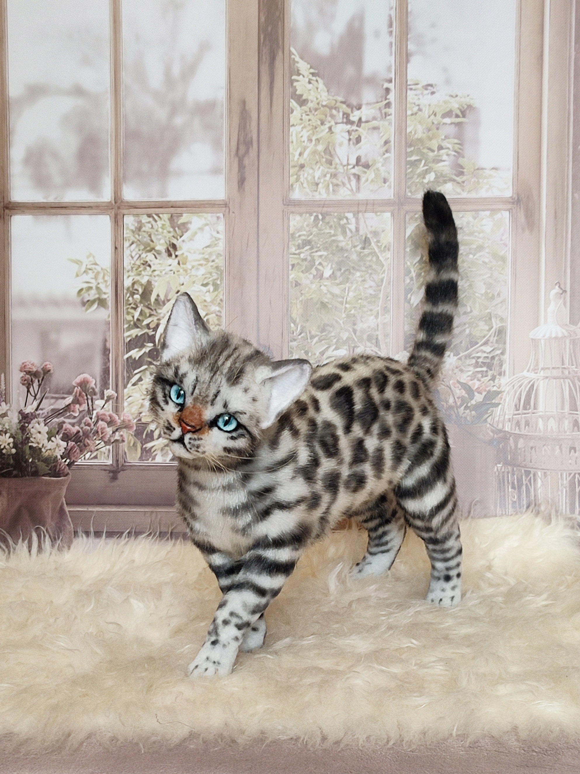 ⭐apricot様へのお品⭐ テディベア ぬいぐるみ 作家 アーティスト 猫