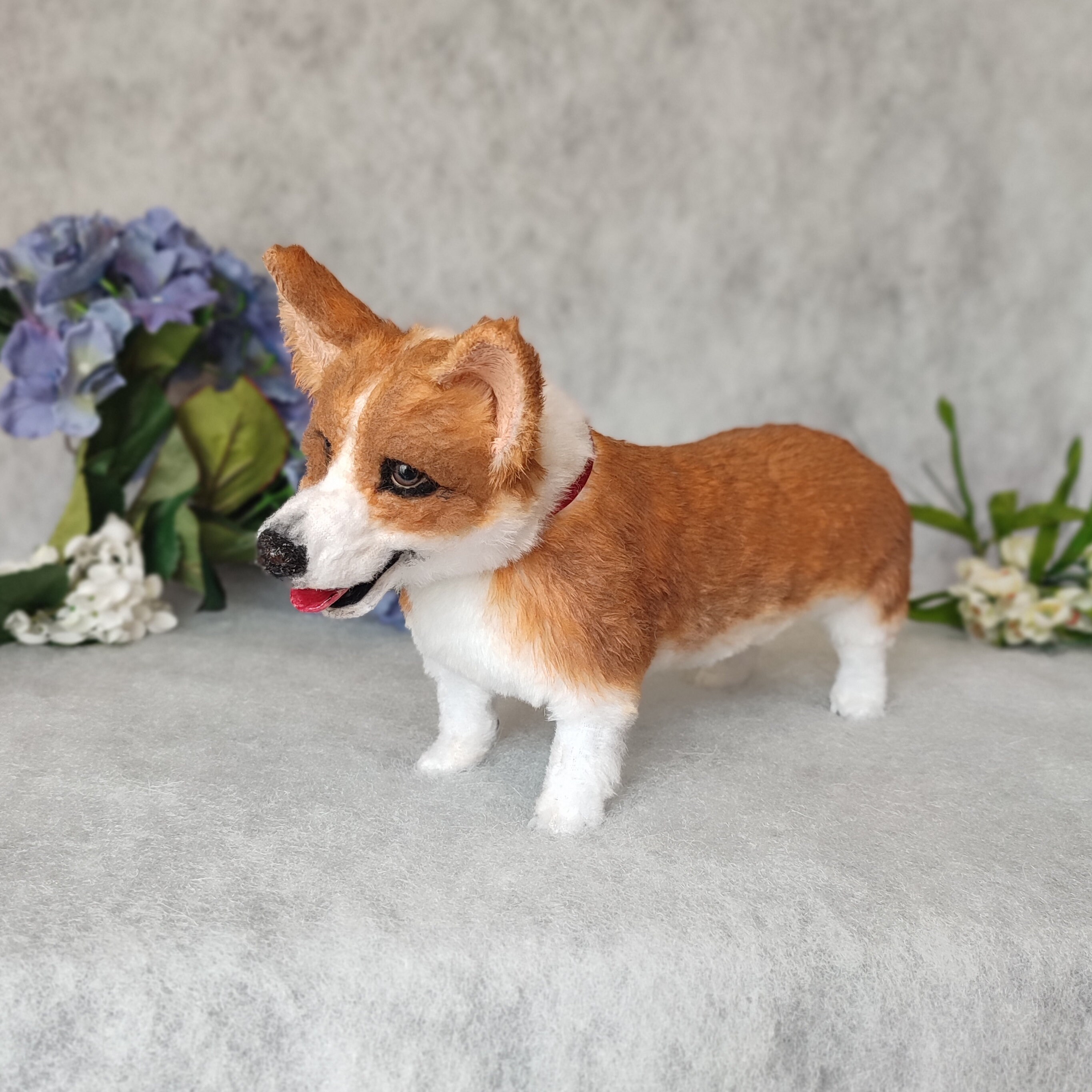 Corgi Dog Art Plush Doll Funny Toy - Etsy