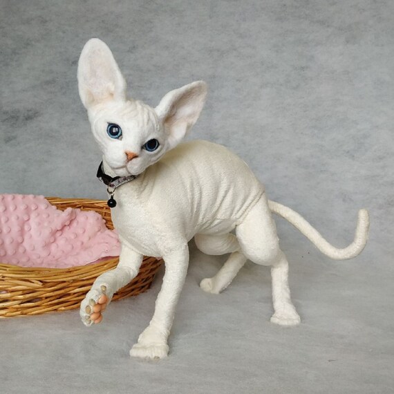 sphynx cat plush toy