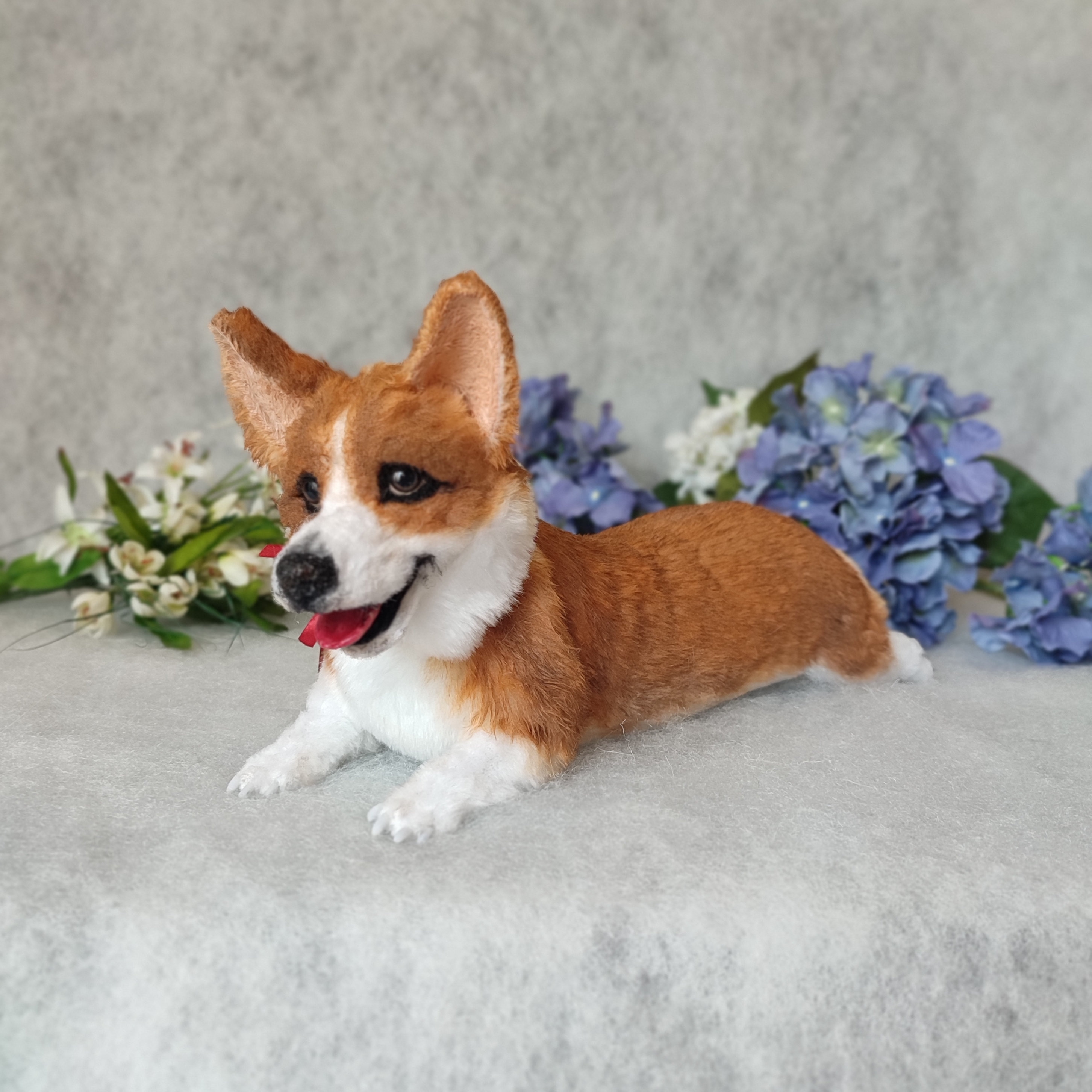 Corgi Dog Art Plush Doll Funny Toy - Etsy