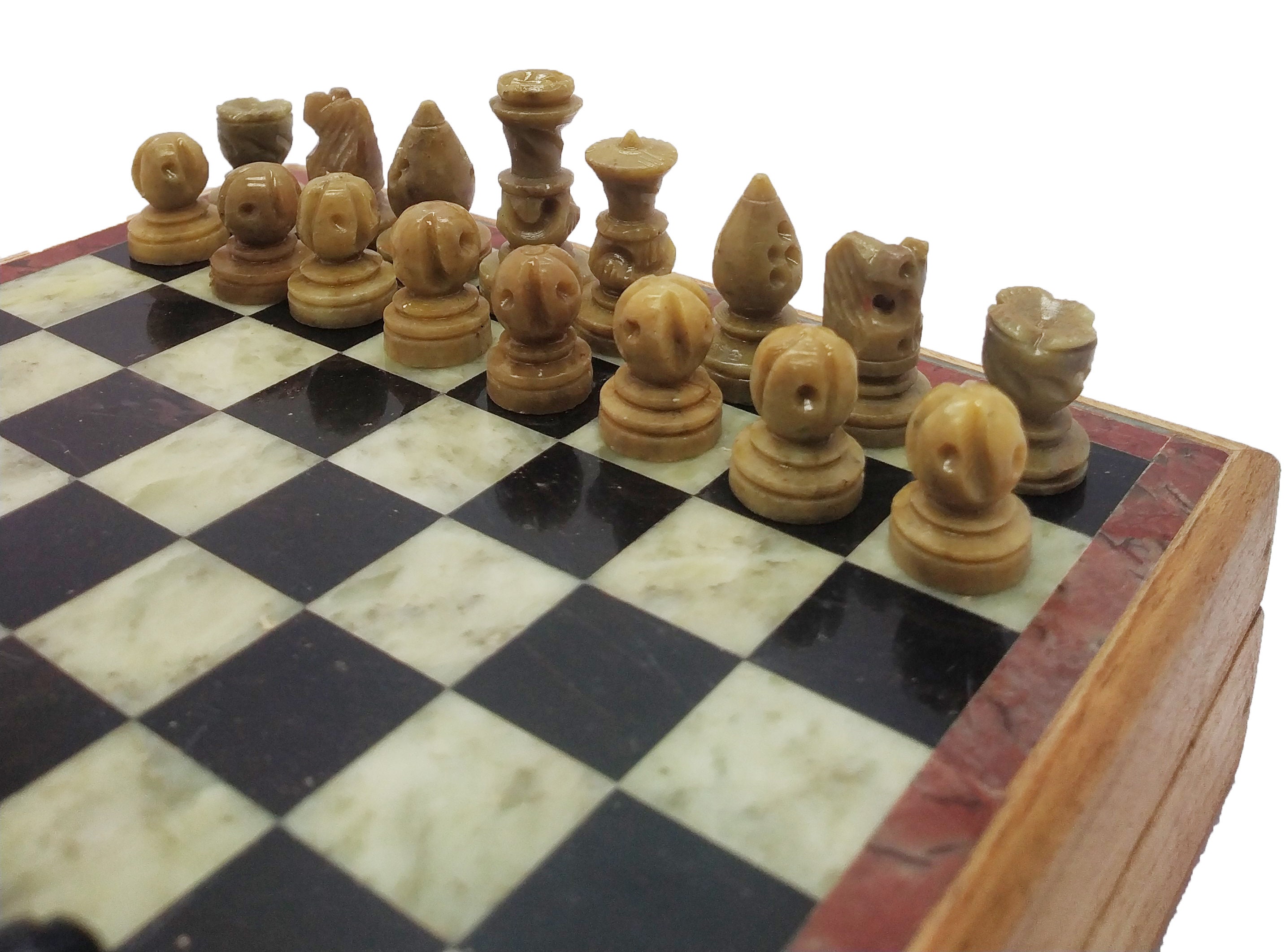 Stone Chess Set, 6