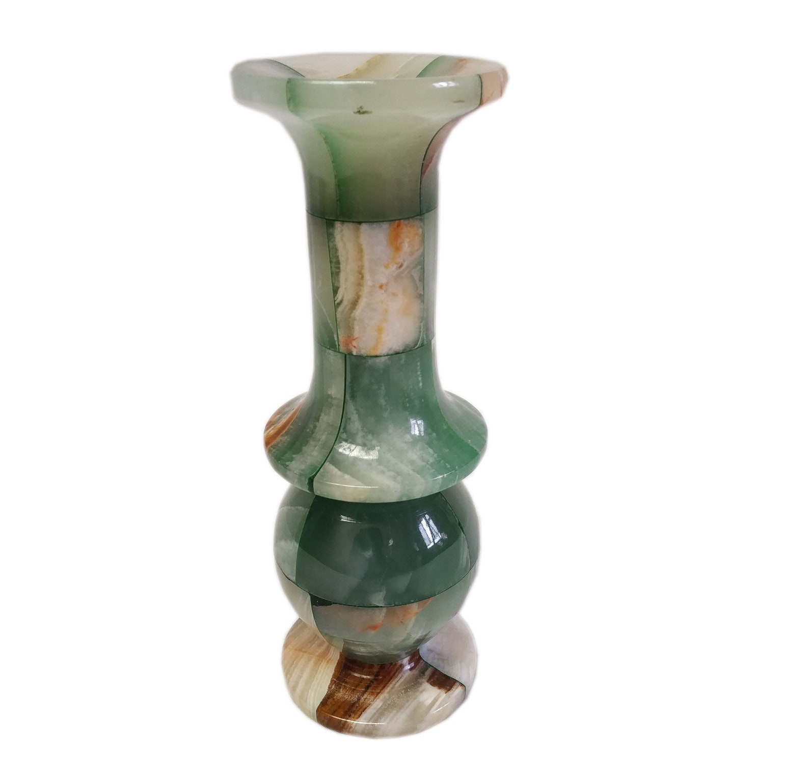 Flower Vases Onyx Stone handmade natural color Etsy