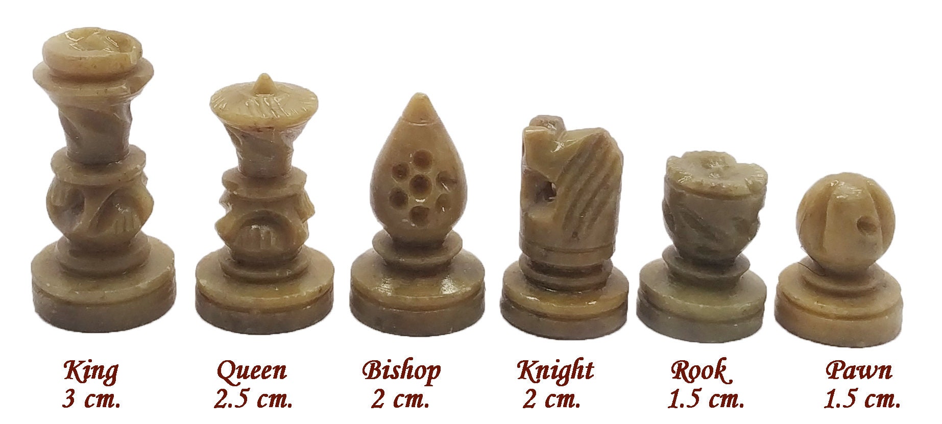 Stone Chess Set, 6