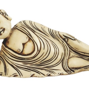 Buddha Statue marble dust Resin Sculpture Figurine Gift handmade Ornament