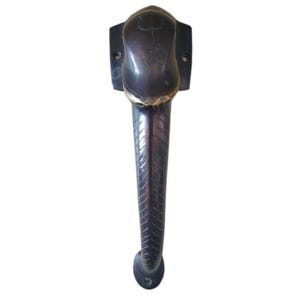 Brass Door Handle Elephant Shape Vintage Style Door Handle Knocker