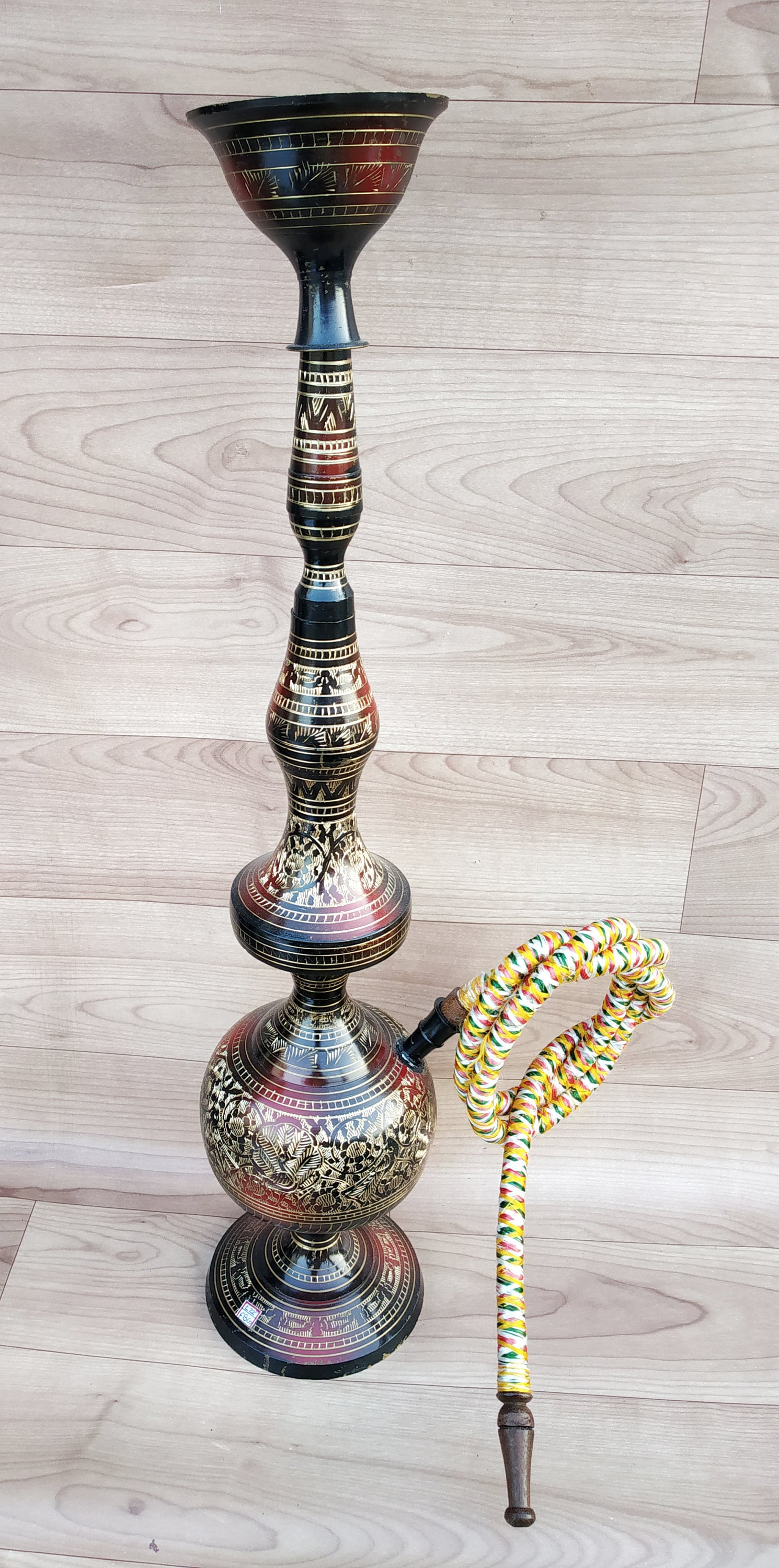 Hukka 22 Indian Brass Vintage Folding Hookah Set Pipes Etsy