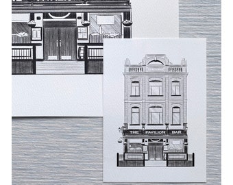 The Pavilion Bar Belfast print