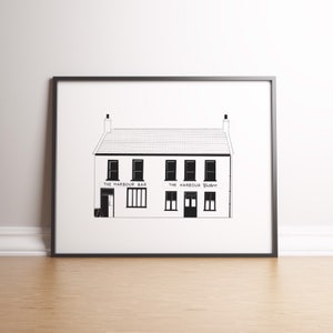 A3/A4/A5 The Harbour Bar, Portrush, Print