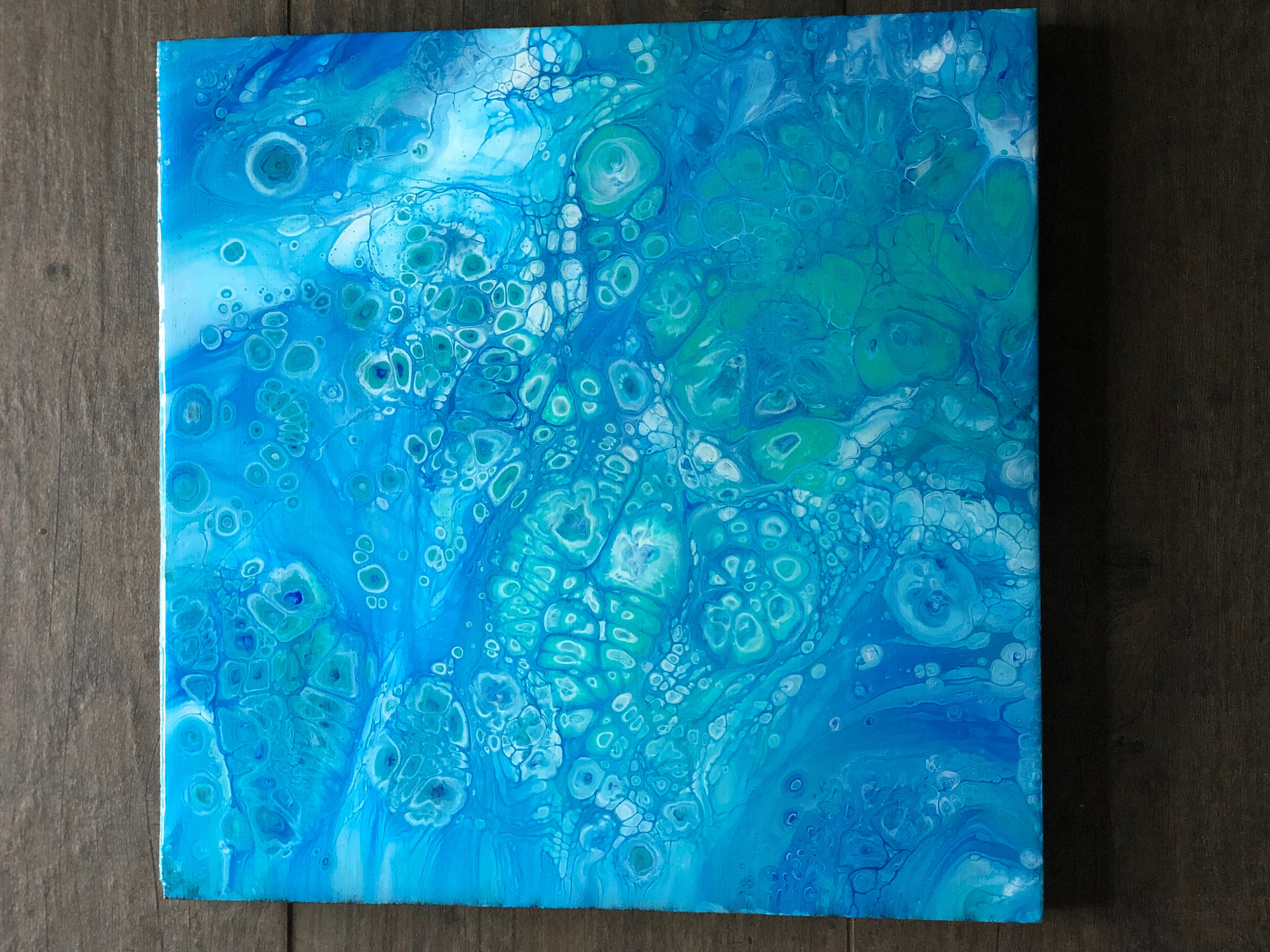 Original Acrylic Epoxy Resin Painting Indoor or Outdoor Art Etsy