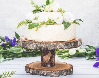 wood cake stand etsy