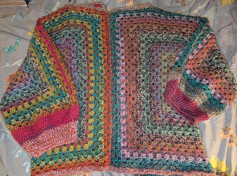Asha Embroidered Rainbow Cardigan