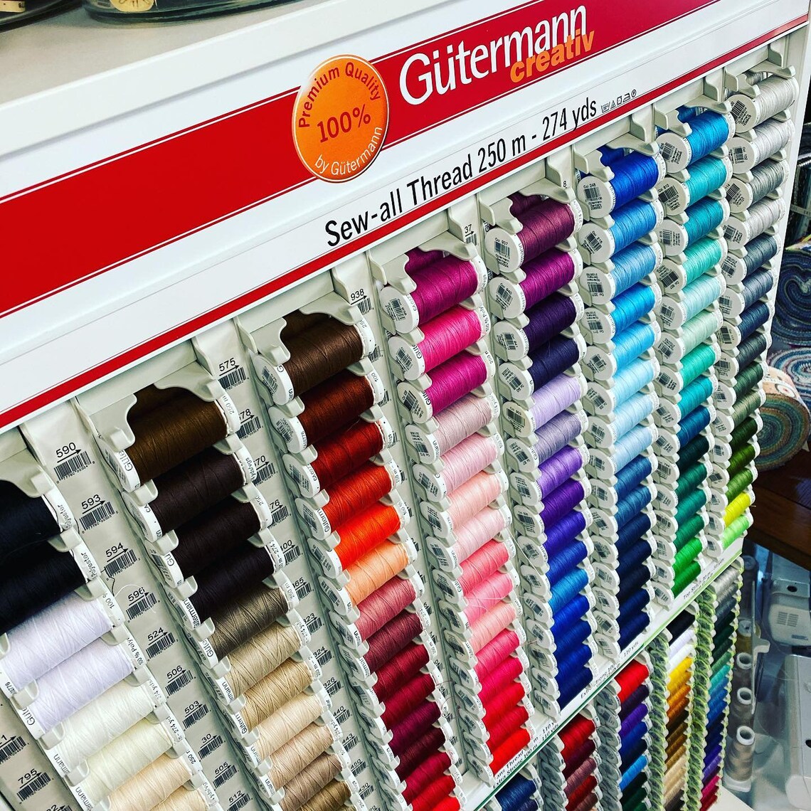 Gutermann SewAll Thread 250 meters/274 yards Select Your