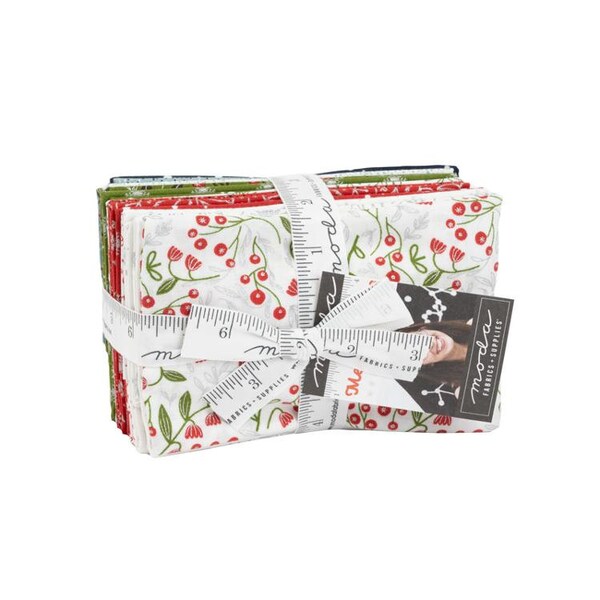 Merrymaking Collection -  23 Piece Fat Eighth Bundle by Gingiber for Moda Fabrics - 100% Quilting Cotton - 48340F8