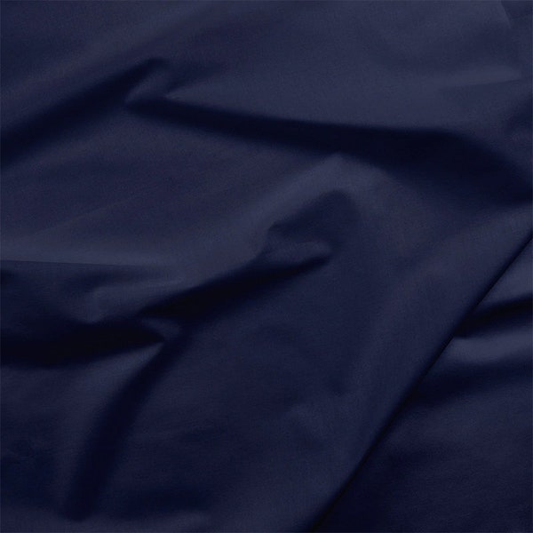 90" Organic Cotton Collection - Solid Navy - 90" WOF - Paintbrush Studio Fabrics - 100% Organic Cotton - 189A026 NAVY