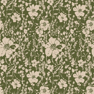 HyperNature Collection by Pat Bravo for AGF - Lasting Nature Sprout - Large Scale Floral Fabric - 100% Premium Cotton - HYN49605