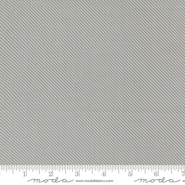 Peachy Keen Collection - Stripes Bias in Grey - Corey Yoder Coriander Quilts - Moda Fabrics - 100% Cotton - 29177-22 GREY