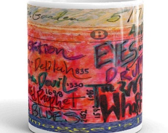 Grateful Dead mug - Boston Garden  5/7/77 Set 2  - Regular OR Magic Mug - Original tape cover art wrapped around your Morning Brew!